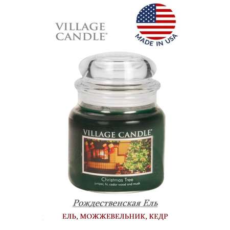 Свеча Village Candle ароматическая Рождественская ель 4160016