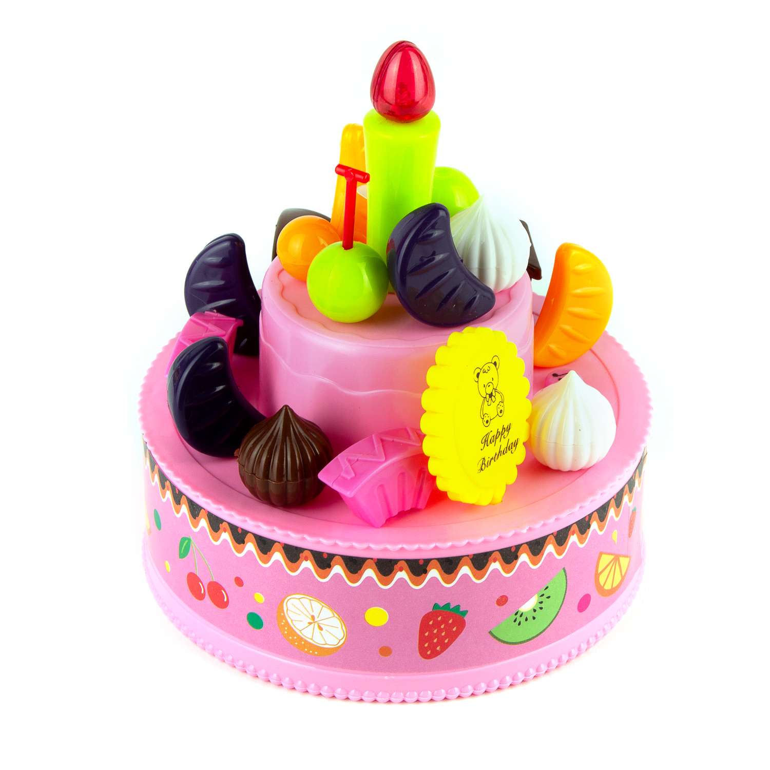 Конструктор EstaBella торт Веселый день рождения со звуковым эффектом 19элементов 68347 - фото 1