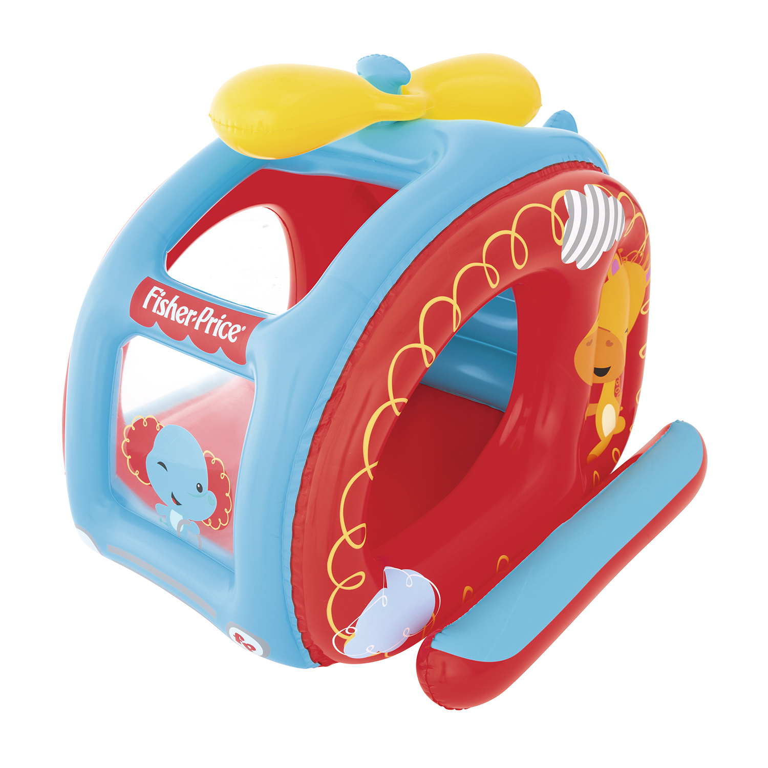 Центр игровой Bestway Fisher Price Вертолет с шариками 93502 - фото 9