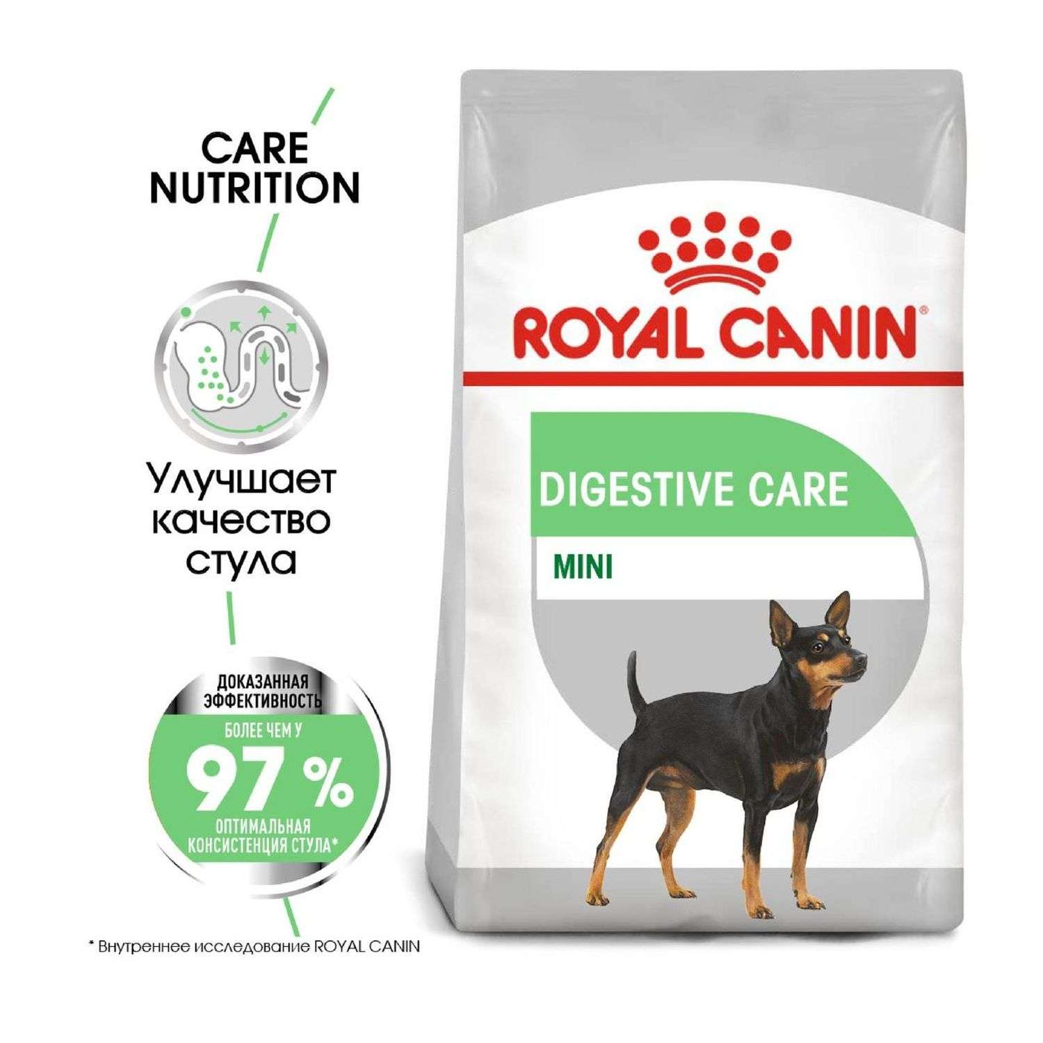 Корм для собак ROYAL CANIN Mini Digestive Care мелких пород с чувствительным пищеварением 1кг - фото 1