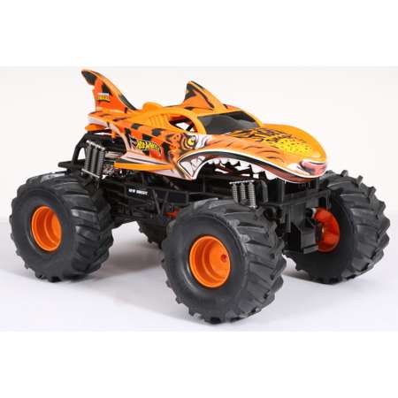 Машина Hot Wheels РУ 1:10 Monster Truck Tiger Shark 61050