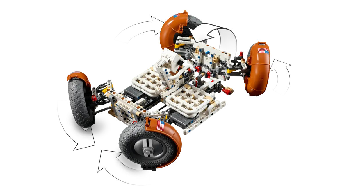 Конструктор LEGO Лунный вездеход NASA Apollo - LRV 42182 - фото 13