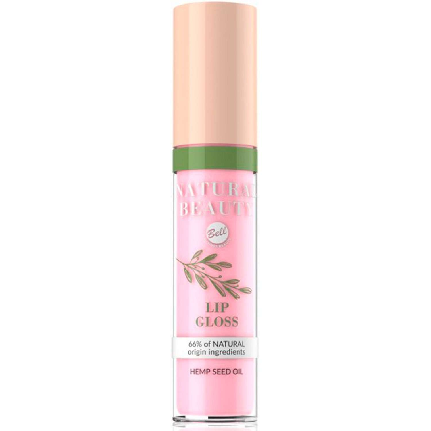 Блеск для губ Bell Natural beauty natural beauty lip gloss тон 03 pink gloss увлажняющий с маслом - фото 4