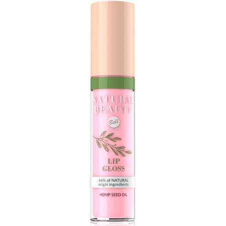 Блеск для губ Bell Natural beauty natural beauty lip gloss тон 03 pink gloss увлажняющий с маслом