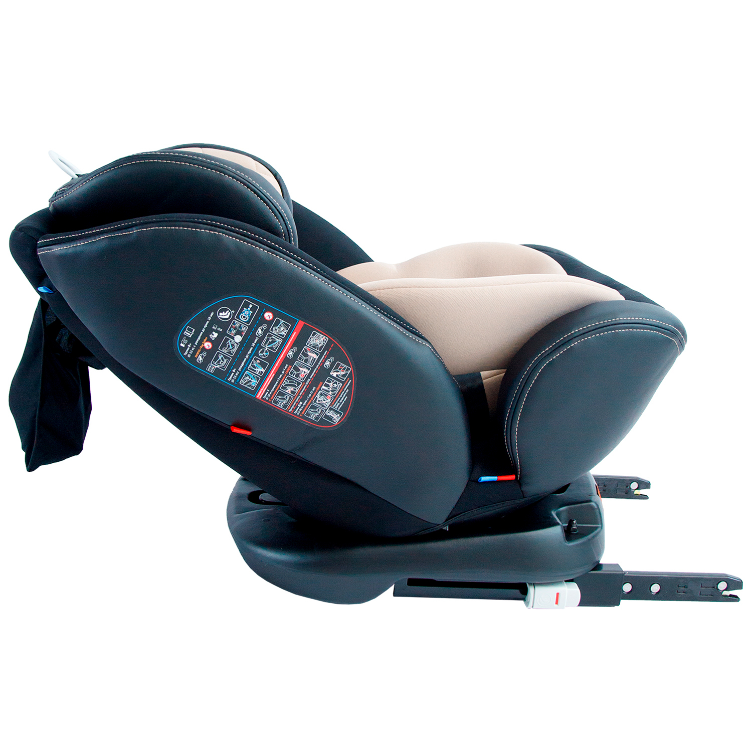 Автокресло Amarobaby ST-3 Isofix Бежевый - фото 6