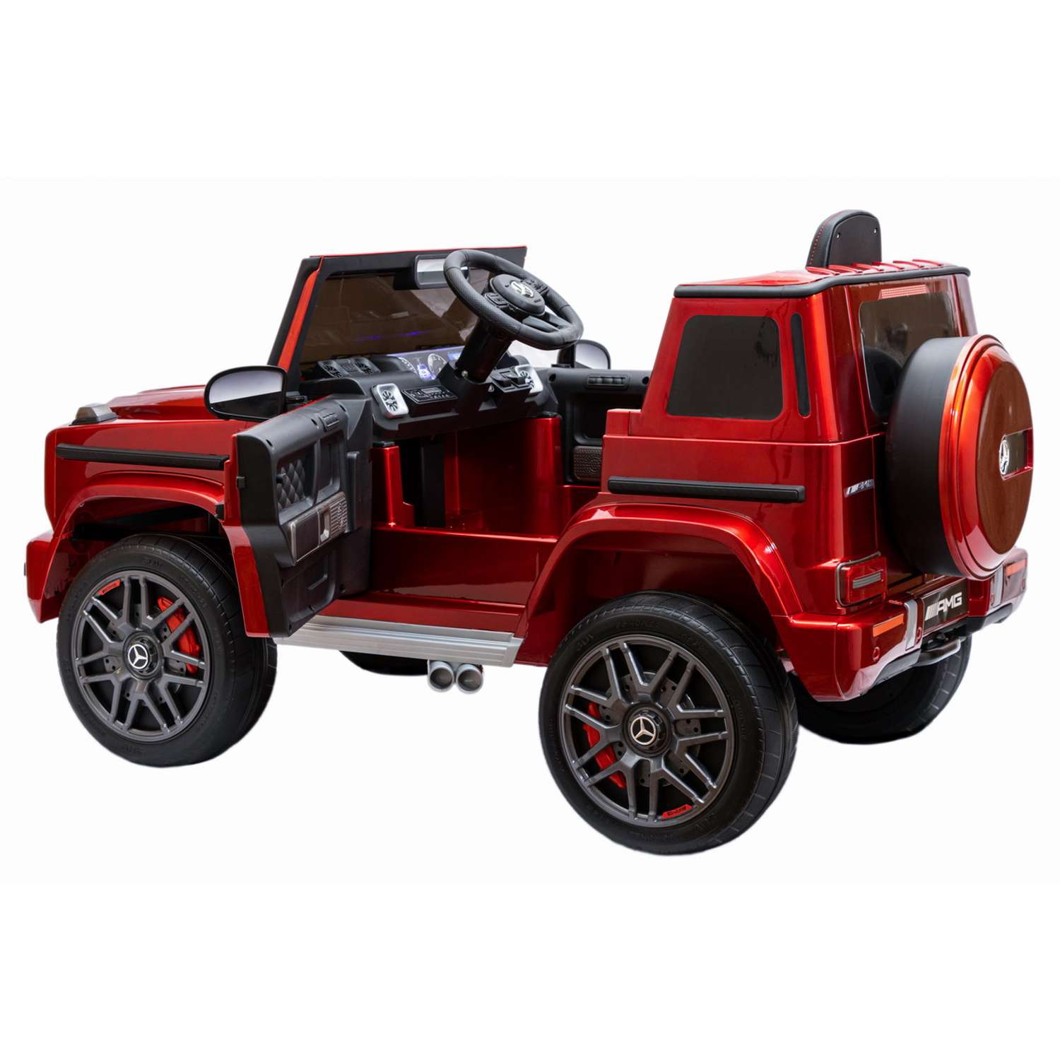 Электромобиль TOYLAND Джип Mercedes Benz G 63 Big BBH-0003 бордо - фото 7