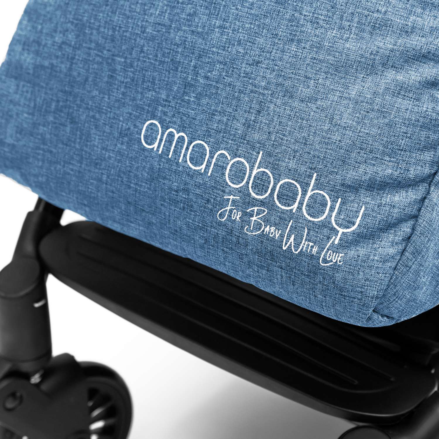 Прогулочная коляска AmaroBaby Voyager синий - фото 27