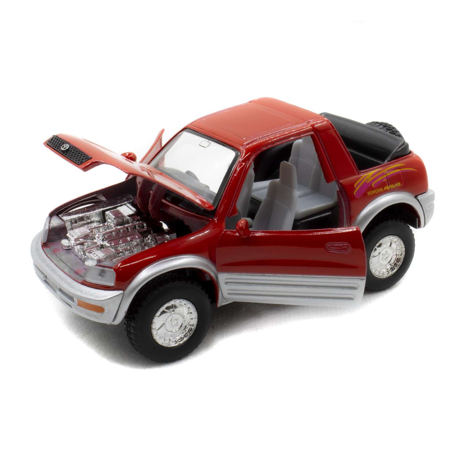 Модель автомобиля KINSMART Тойота РАВ4 красный АМ001/2 - фото 2