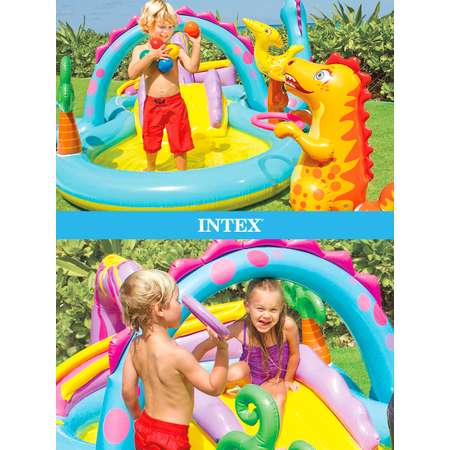 Игровой центр Intex Динолэнд 329 x225 x110 см