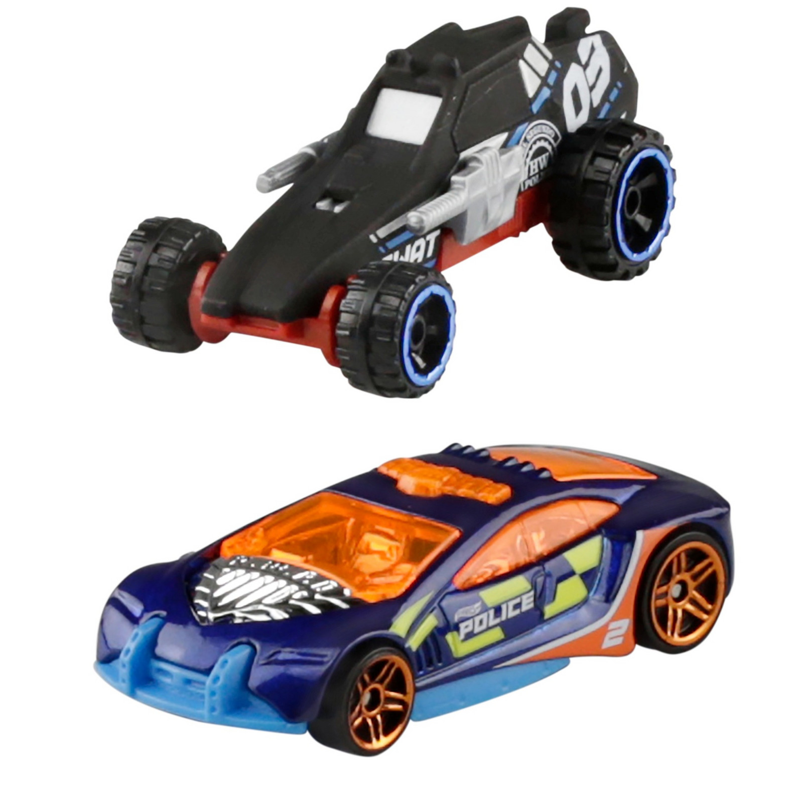 Набор машинок Hot Wheels Полицейская погоня масштабные 2шт FYH27 купить по  цене 589 ₽ в интернет-магазине Детский мир