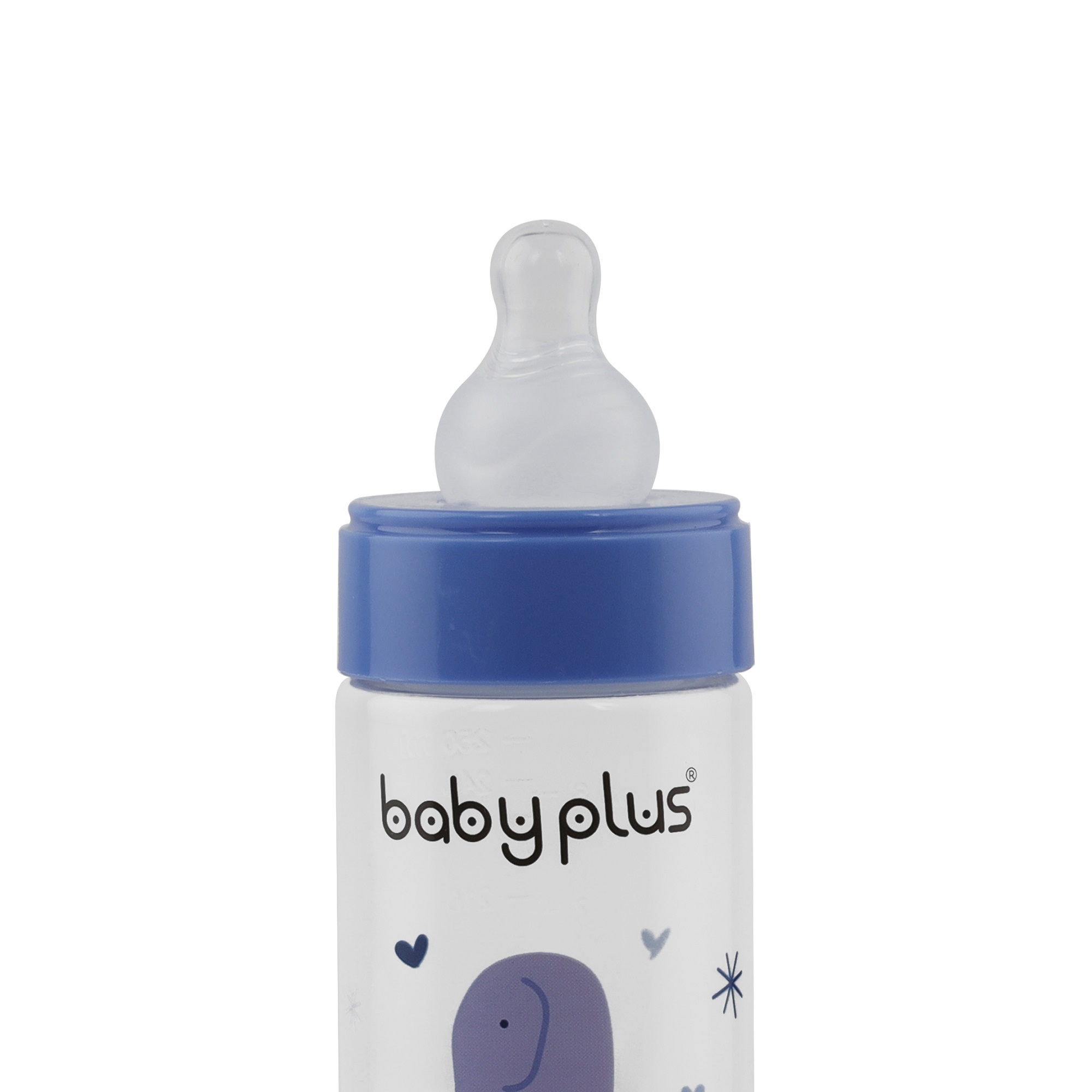 Бутылочка для кормления Baby Plus с соской BP5166-A 250 мл синяя - фото 5