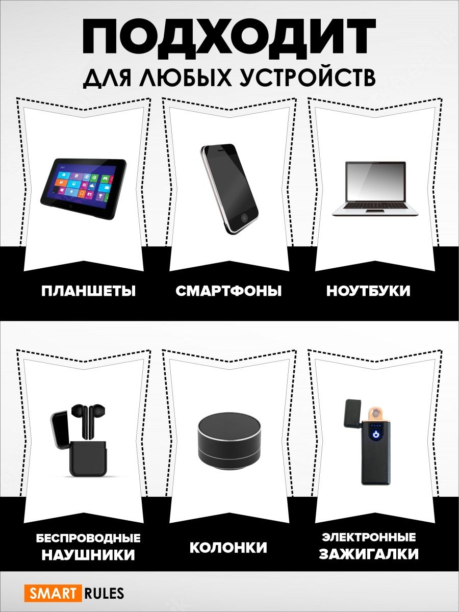 Беспроводной Powerbank SmartRules Black 10000 мАч - фото 10