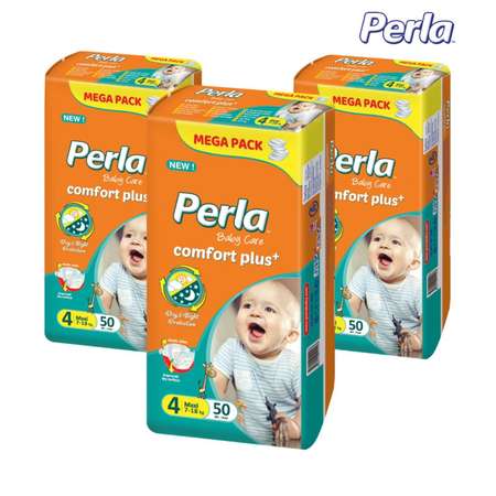 Подгузники Perla CP MEGA Maxi 150 шт 7-18 кг