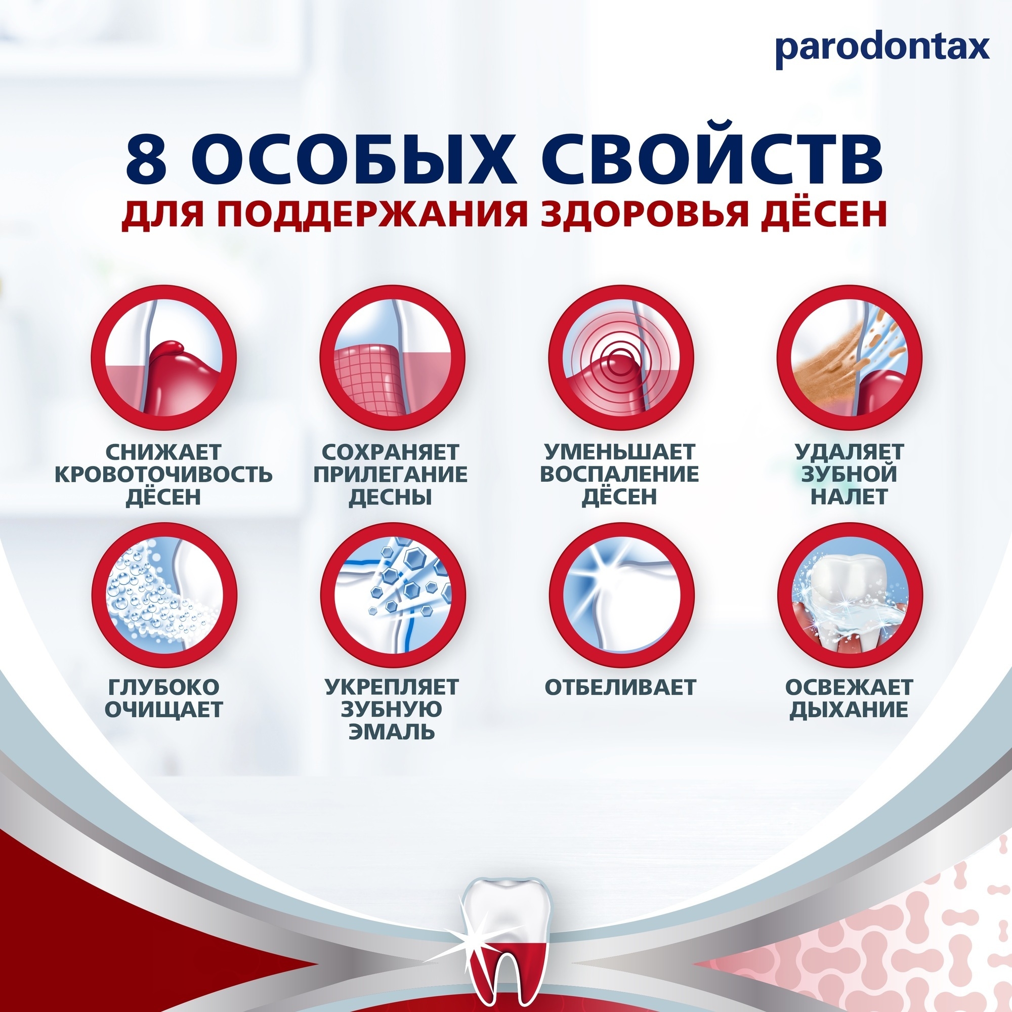 Зубная паста Parodontax Комплексная защита и отбеливание - фото 4