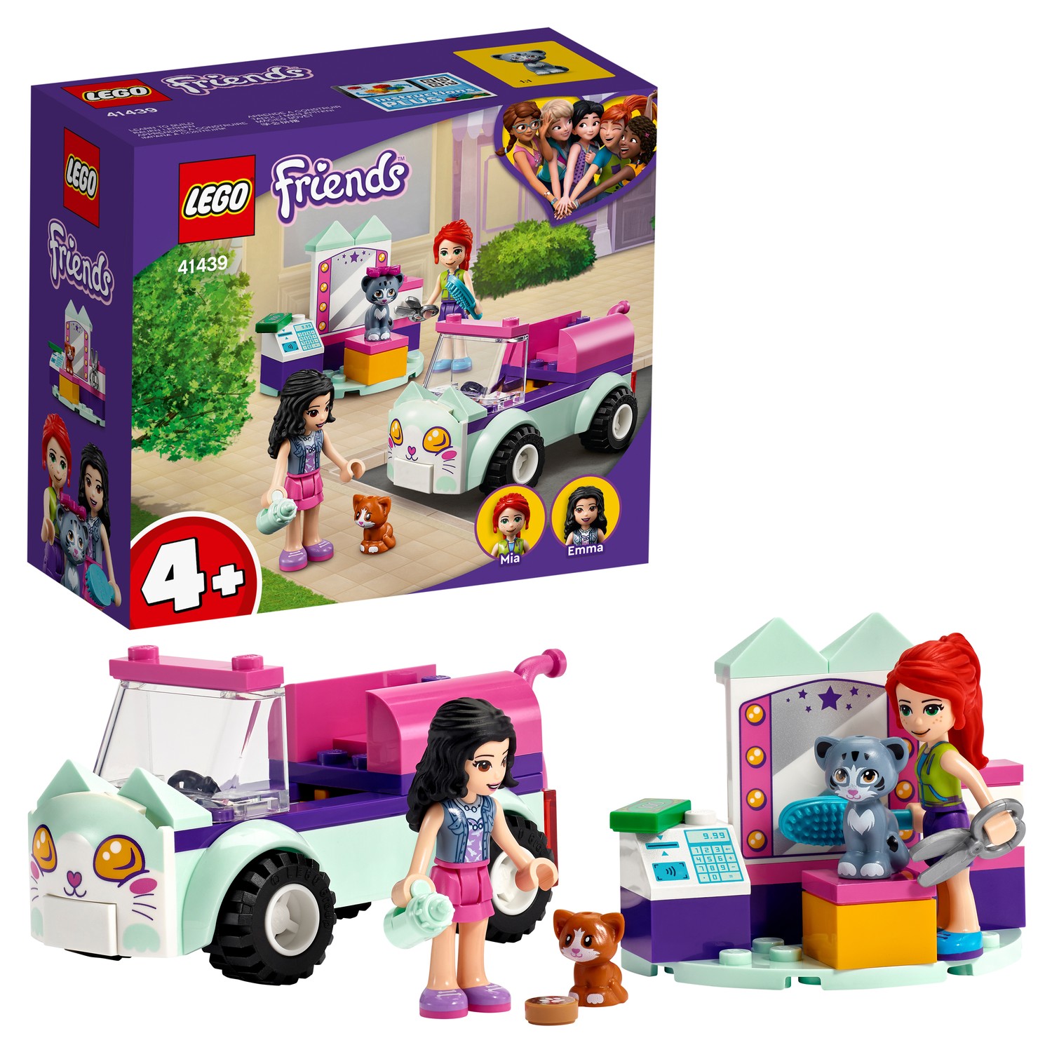 Конструктор LEGO Friends Передвижной груминг-салон для кошек 41439