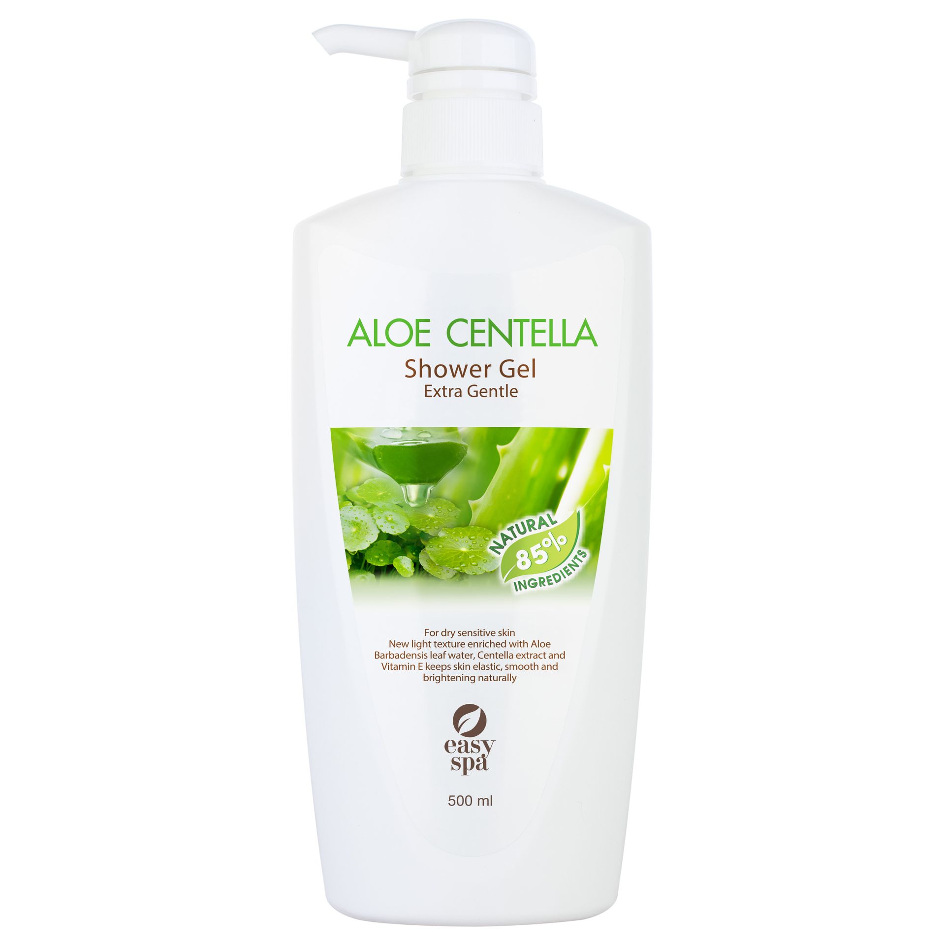 Гель для душа EASY SPA для чувствительной кожи Aloe Centella 500 мл - фото 1