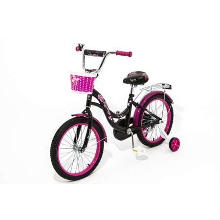 Велосипед ZigZag GIRL Черный малиновый 14 дюймов