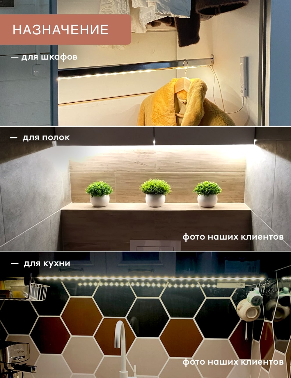 Светодиодная подсветка ГЕЛЕОС LED-H1 - фото 6