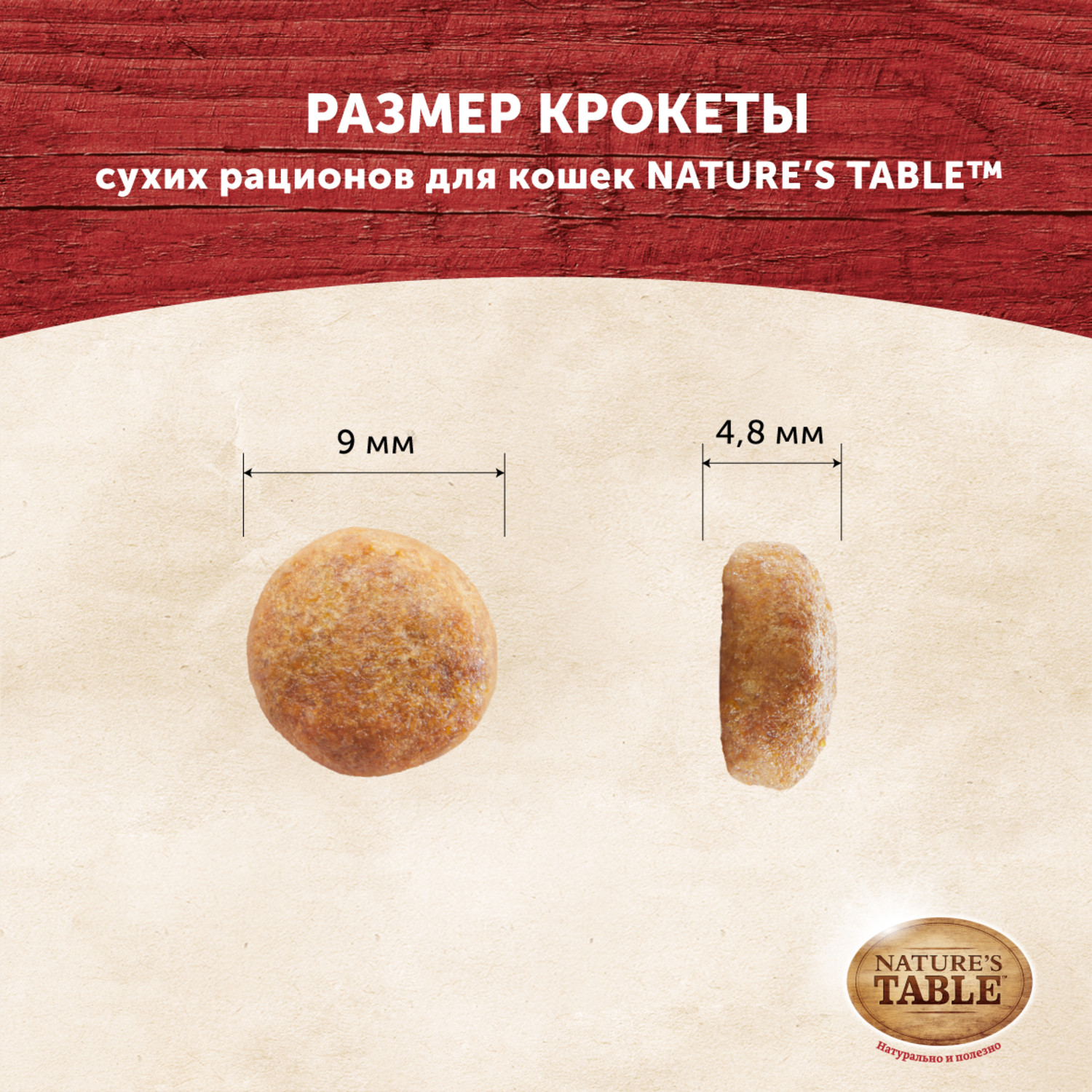 Сухой корм для кошек Natures Table 0.19 кг курица (полнорационный) - фото 7