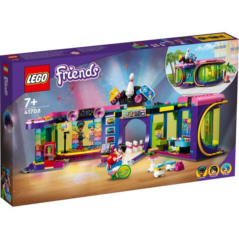 Конструктор LEGO Friends 41708 Диско-аркада для роллеров - фото 1