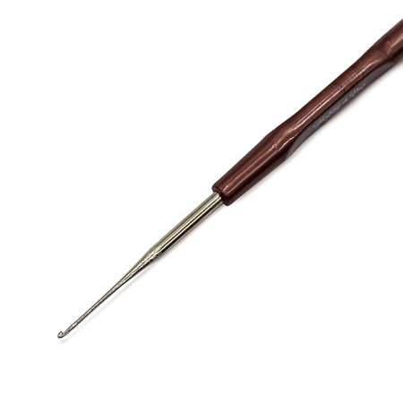 Набор крючков для вязания Hobby Pro с пластиковой ручкой для тонких тканей 15 см размеры от 0.5 мм до 1.00 мм 4 шт
