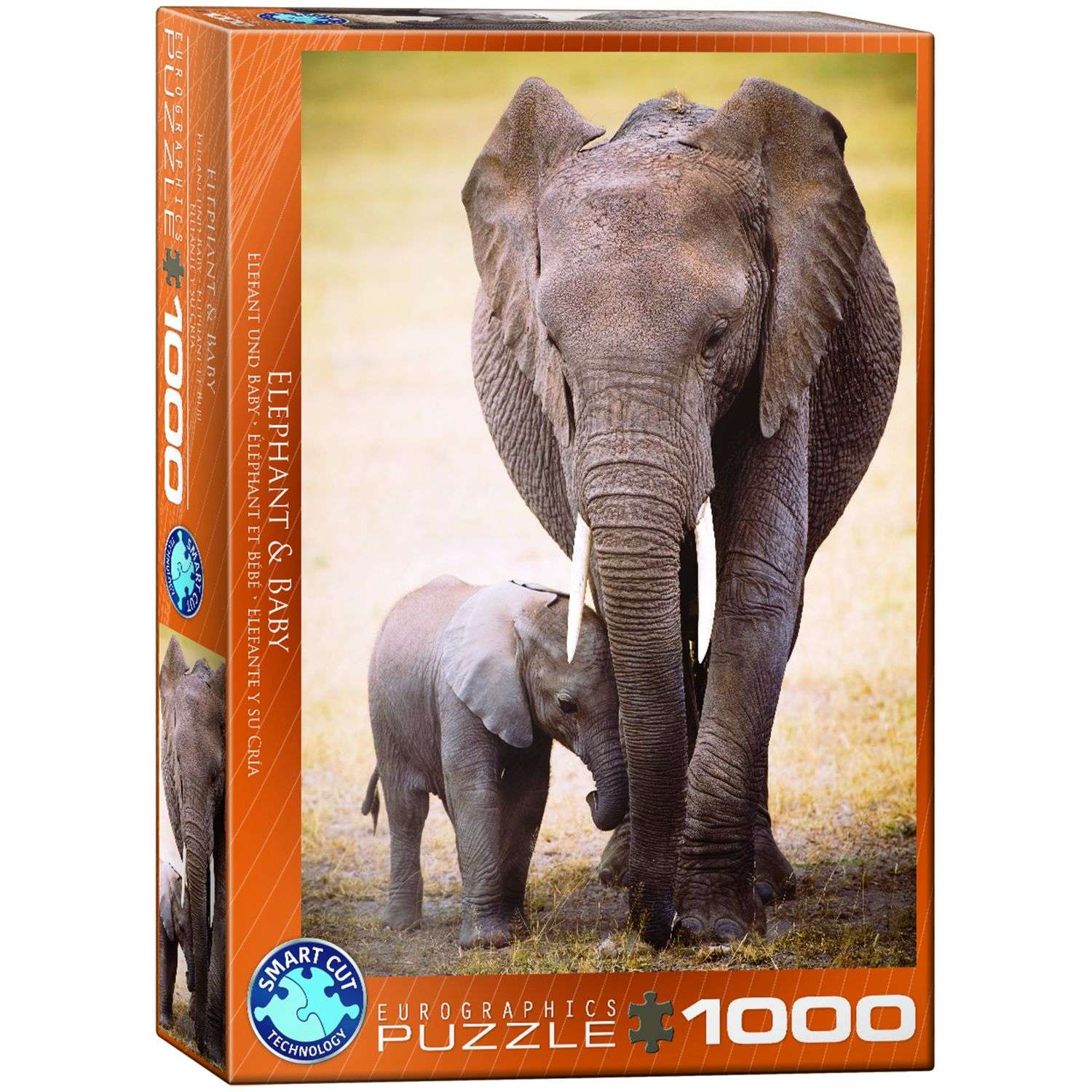 Пазлы Eurographics Слон и малыш 1000 элементов 6000-0270 - фото 1