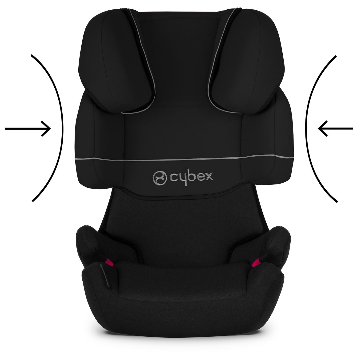 Автокресло Cybex Solution X-Fix Pure Black - фото 2