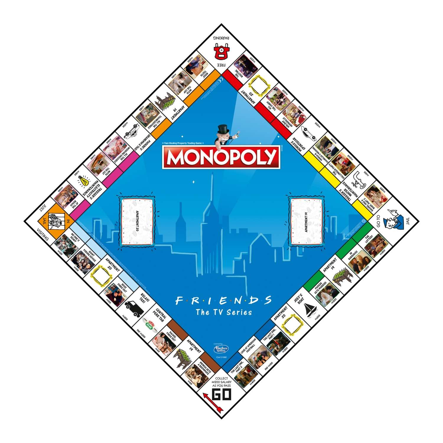 Настольная игра Winning Moves Монополия Friends Друзья на английском языке - фото 2