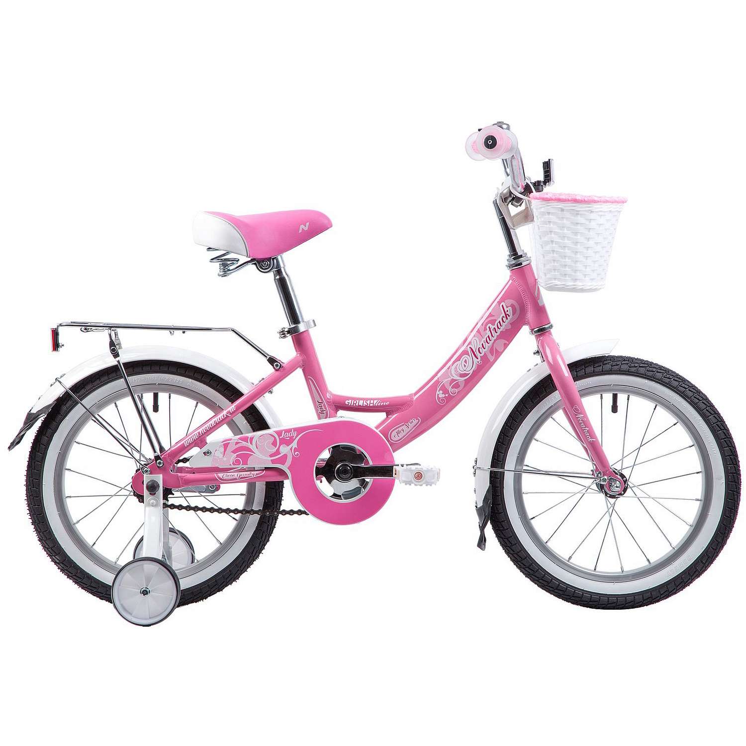 Велосипед NOVATRACK Girlishline 16 розовый - фото 2