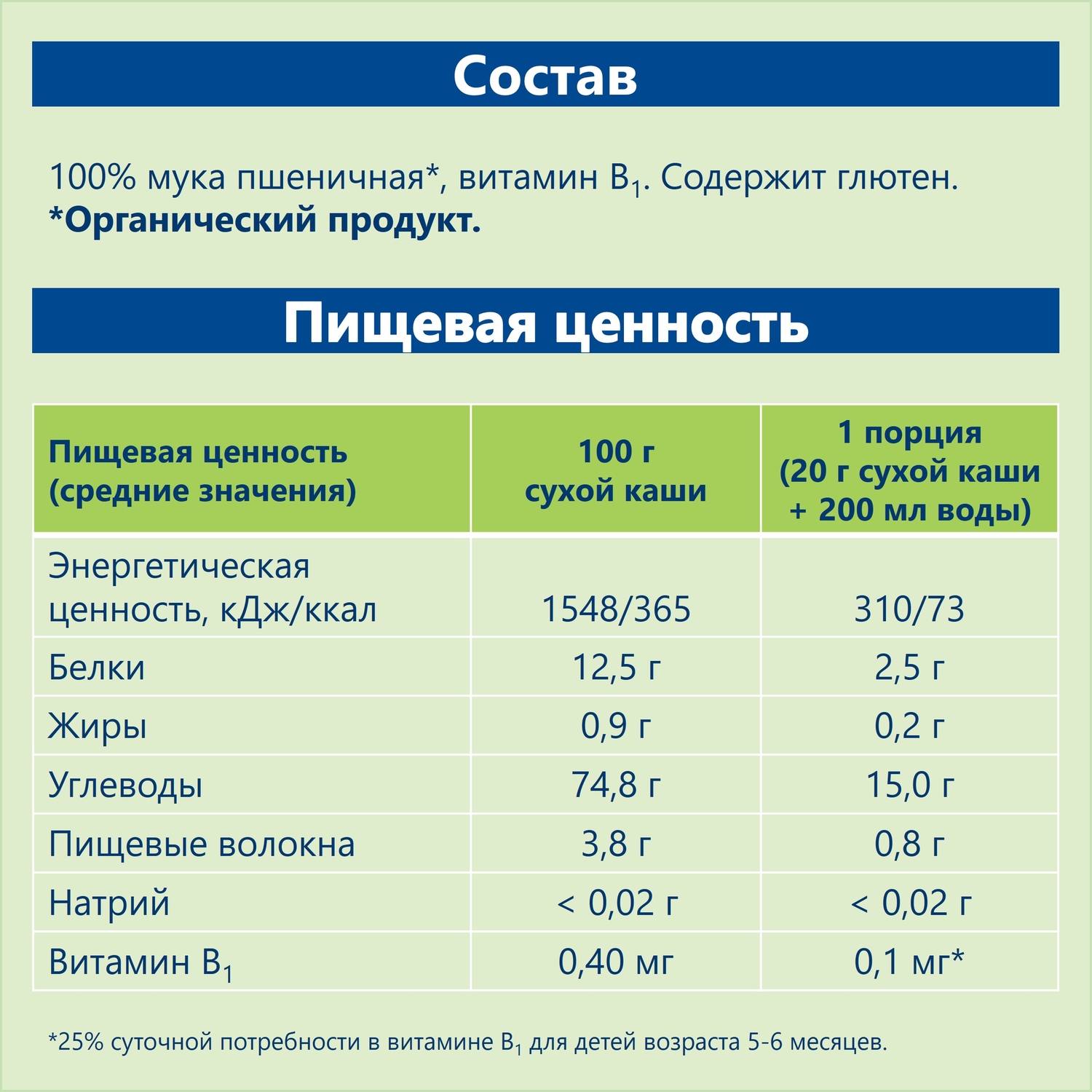 Каша безмолочная Hipp органическая зерновая пшеничная 200г с 5месяцев - фото 4