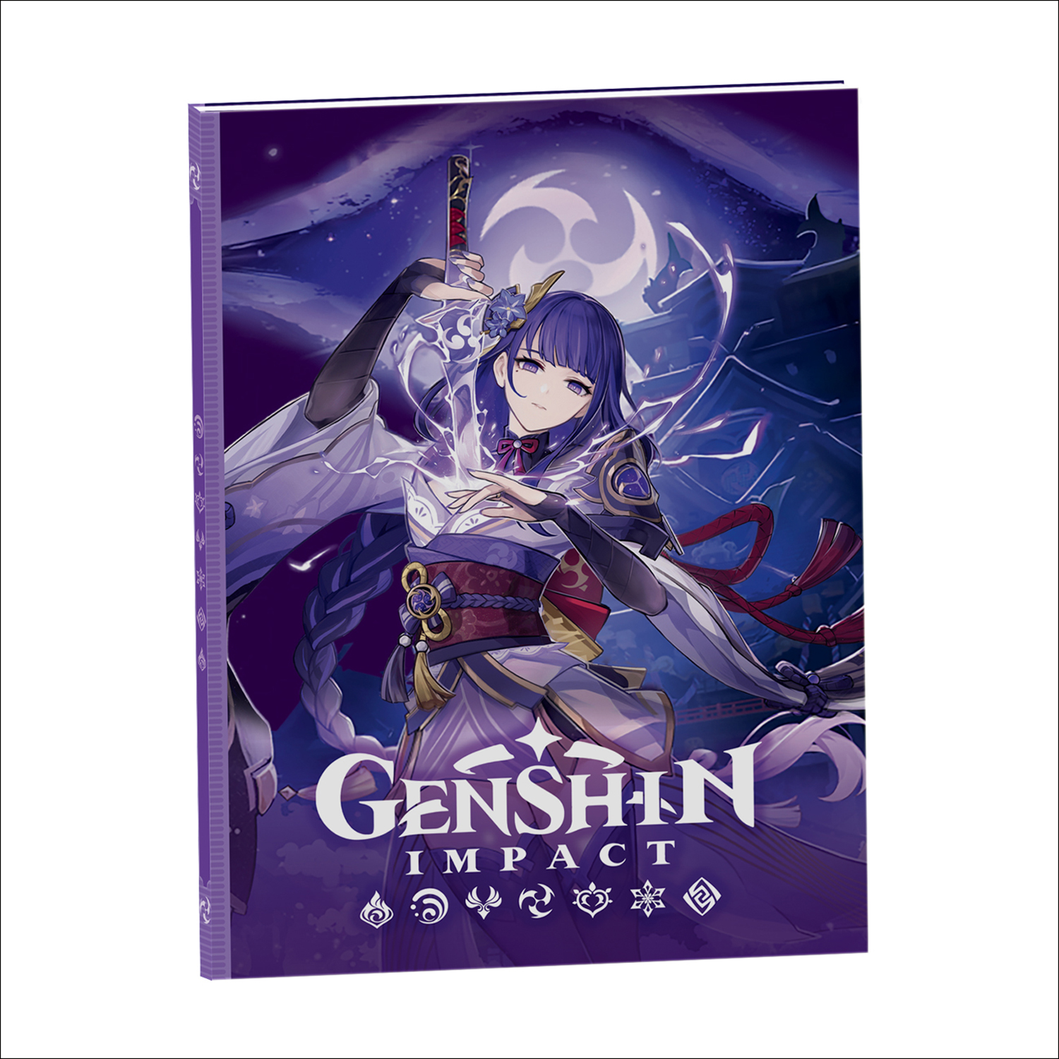 Книга Genshin Impact на каждый день с наклейками фиолетовый купить по цене  269 ₽ в интернет-магазине Детский мир