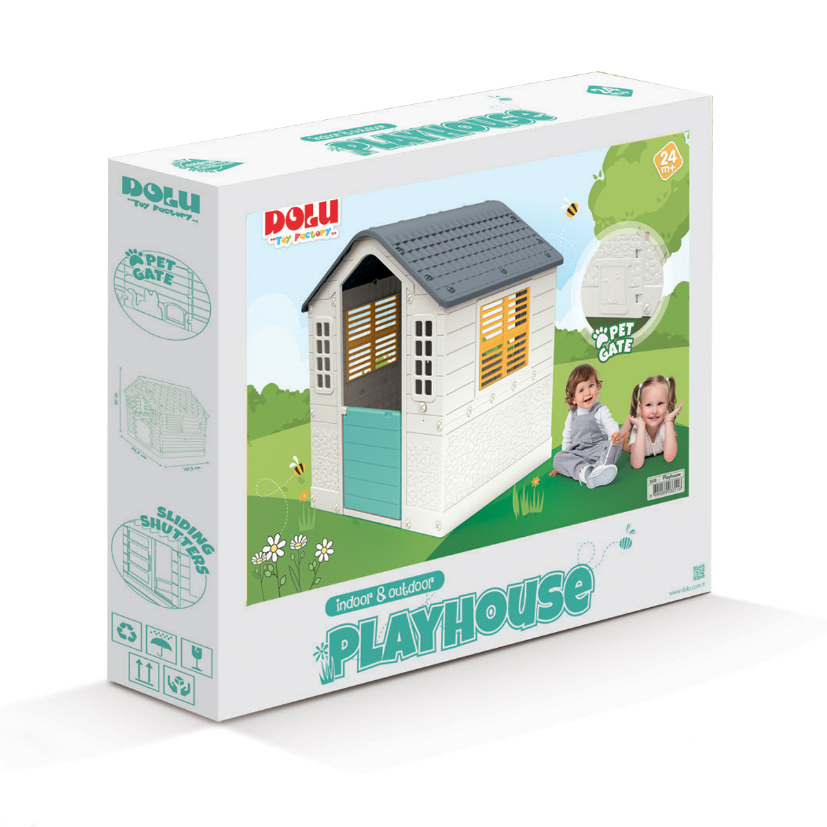 Домик игровой DOLU Country Play house купить по цене 9424 ₽ в  интернет-магазине Детский мир