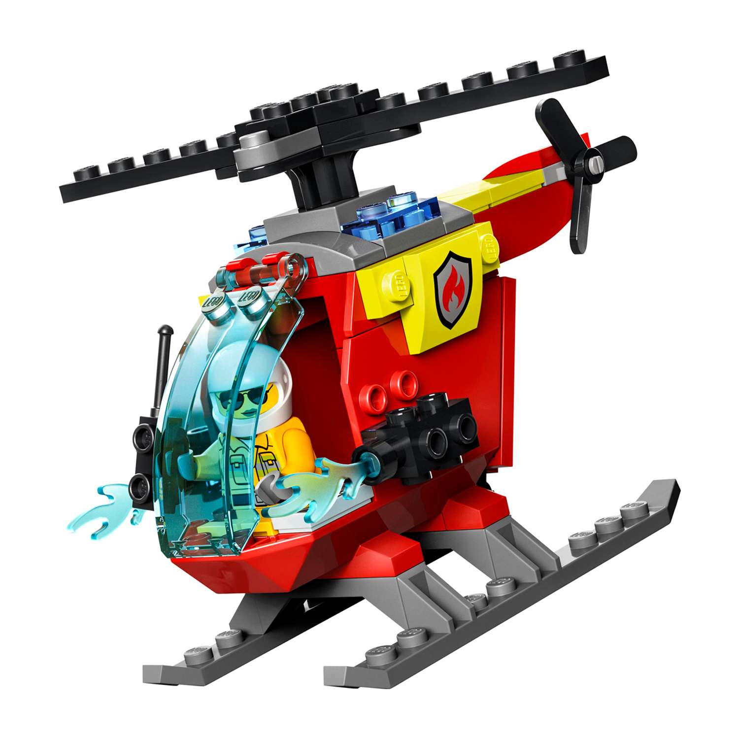 Конструктор детский LEGO City Пожарный вертолёт - фото 8