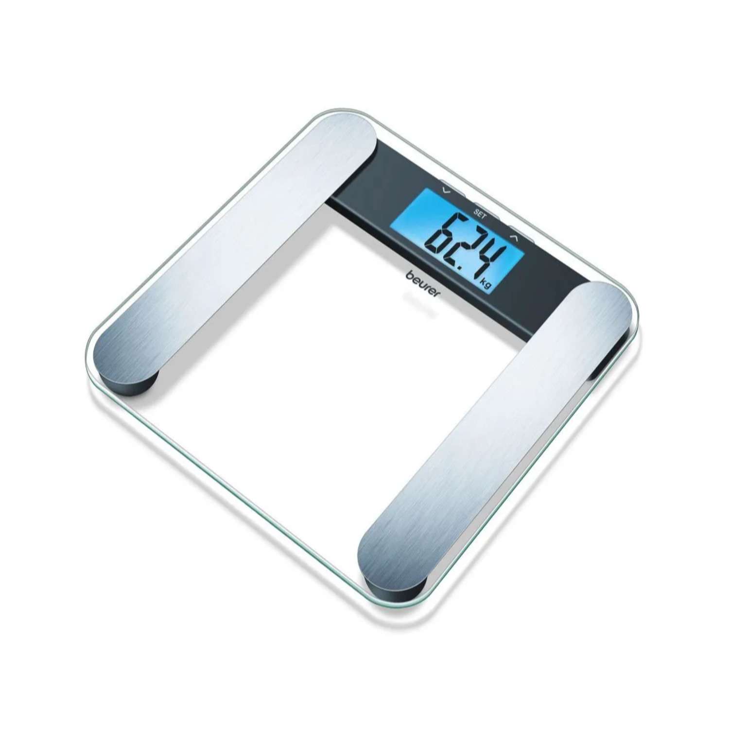 Весы напольные электронные Beurer BF220 максимальный вес 180 кг прозрачный - фото 1