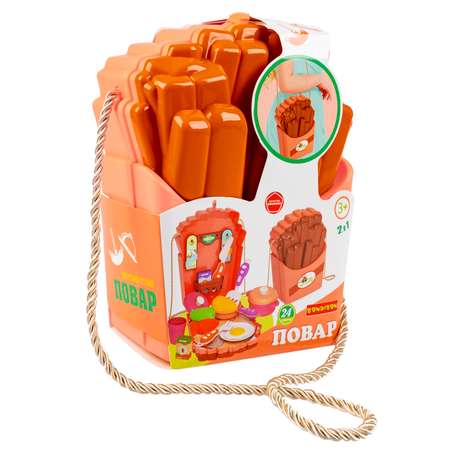 Игрушка Bondibon плита, посуда, продукты