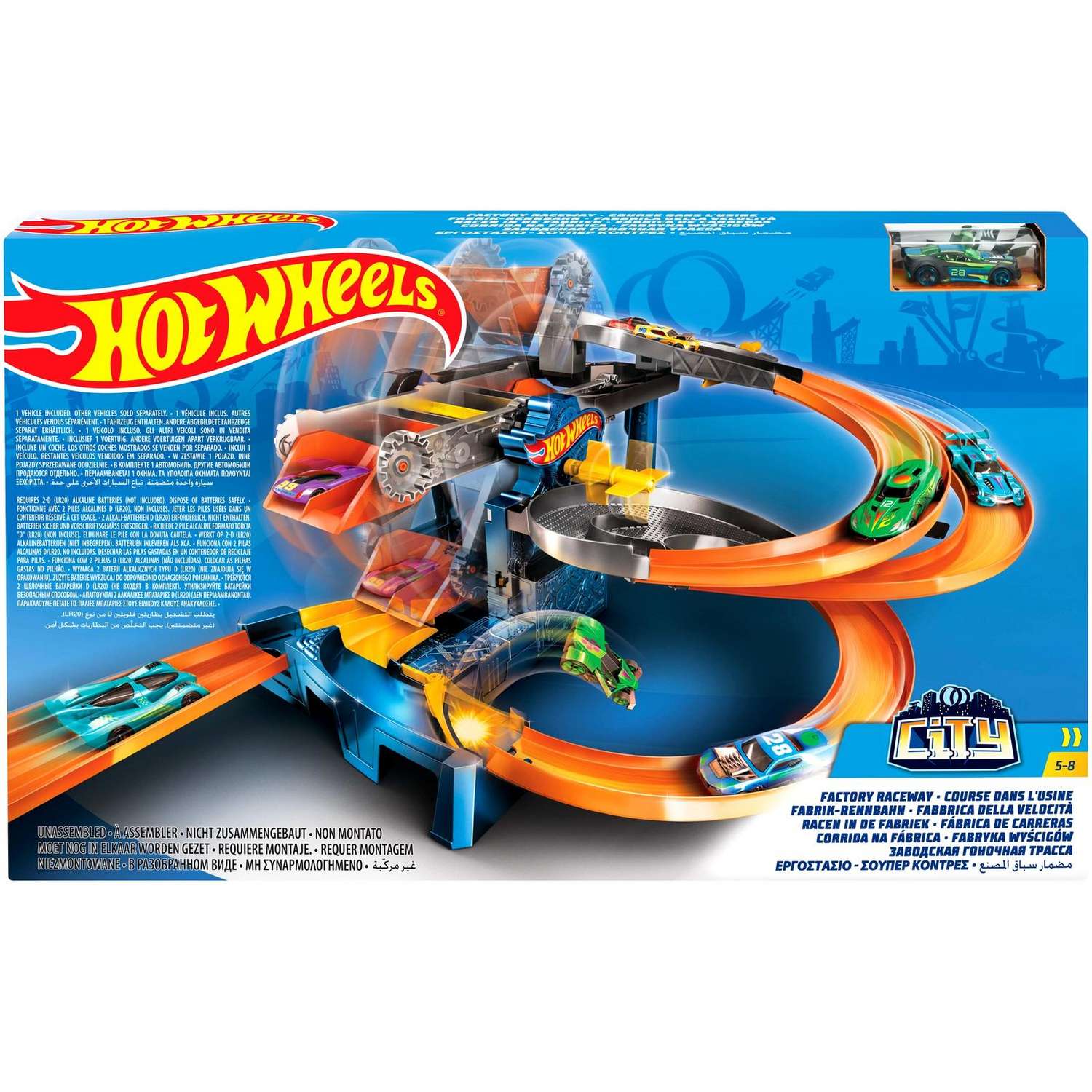 Набор игровой Hot Wheels Сити автотрек Транспортер FDF28 FDF28 - фото 2