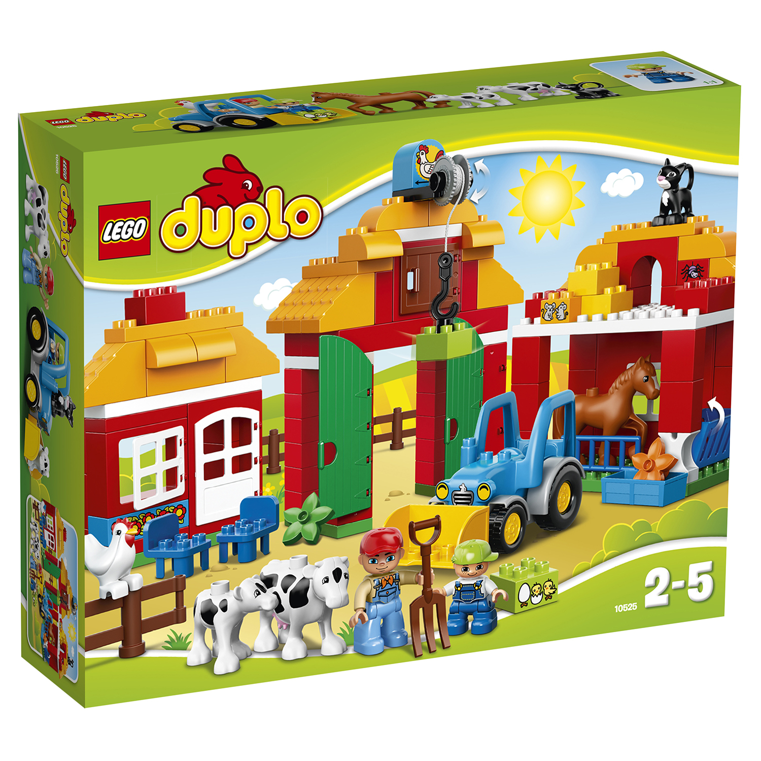 Конструктор LEGO DUPLO Town Большая ферма (10525) купить по цене 2679 ₽ в  интернет-магазине Детский мир