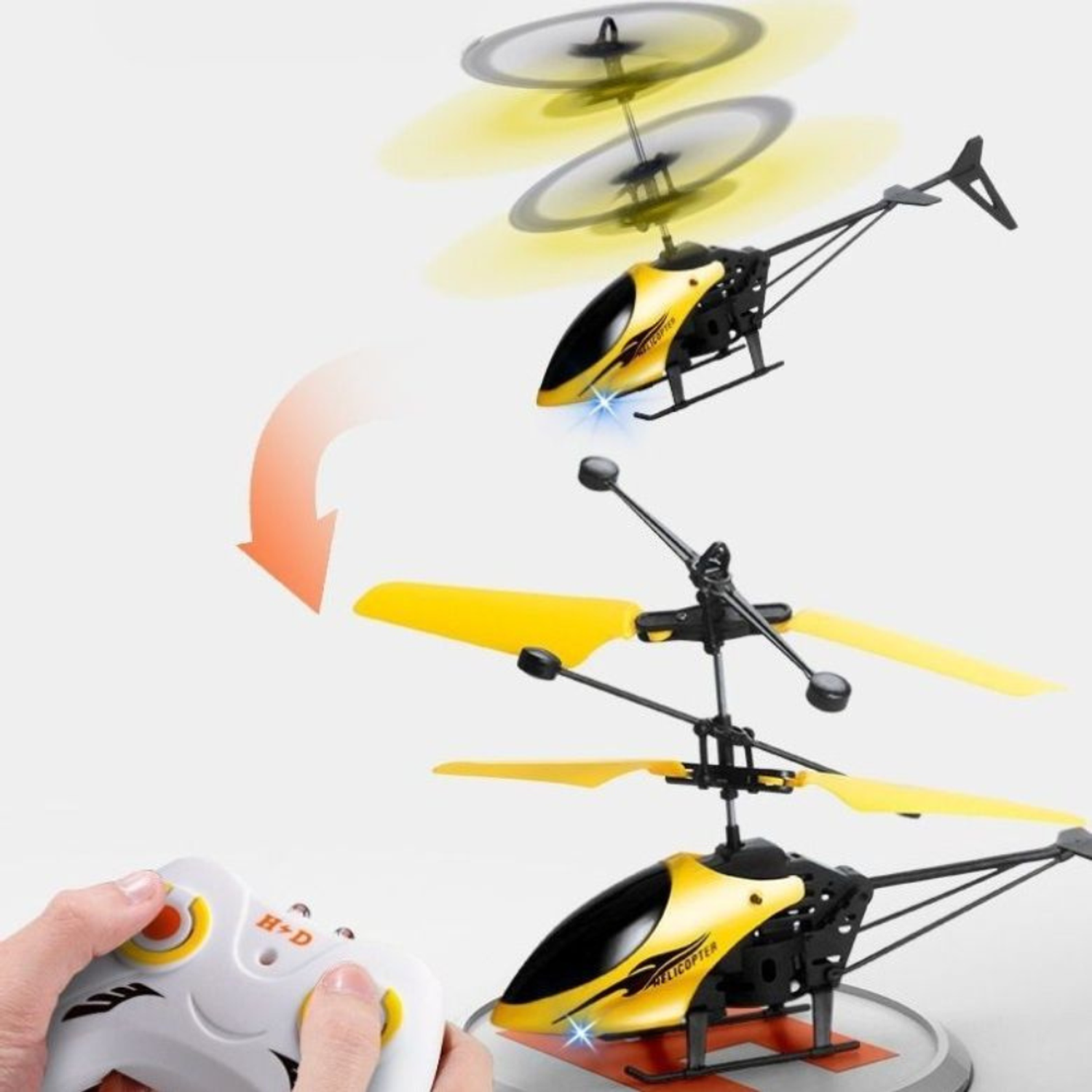 Вертолет MagicStyle Летающая сенсорная игрушка на пульте управления - фото 4