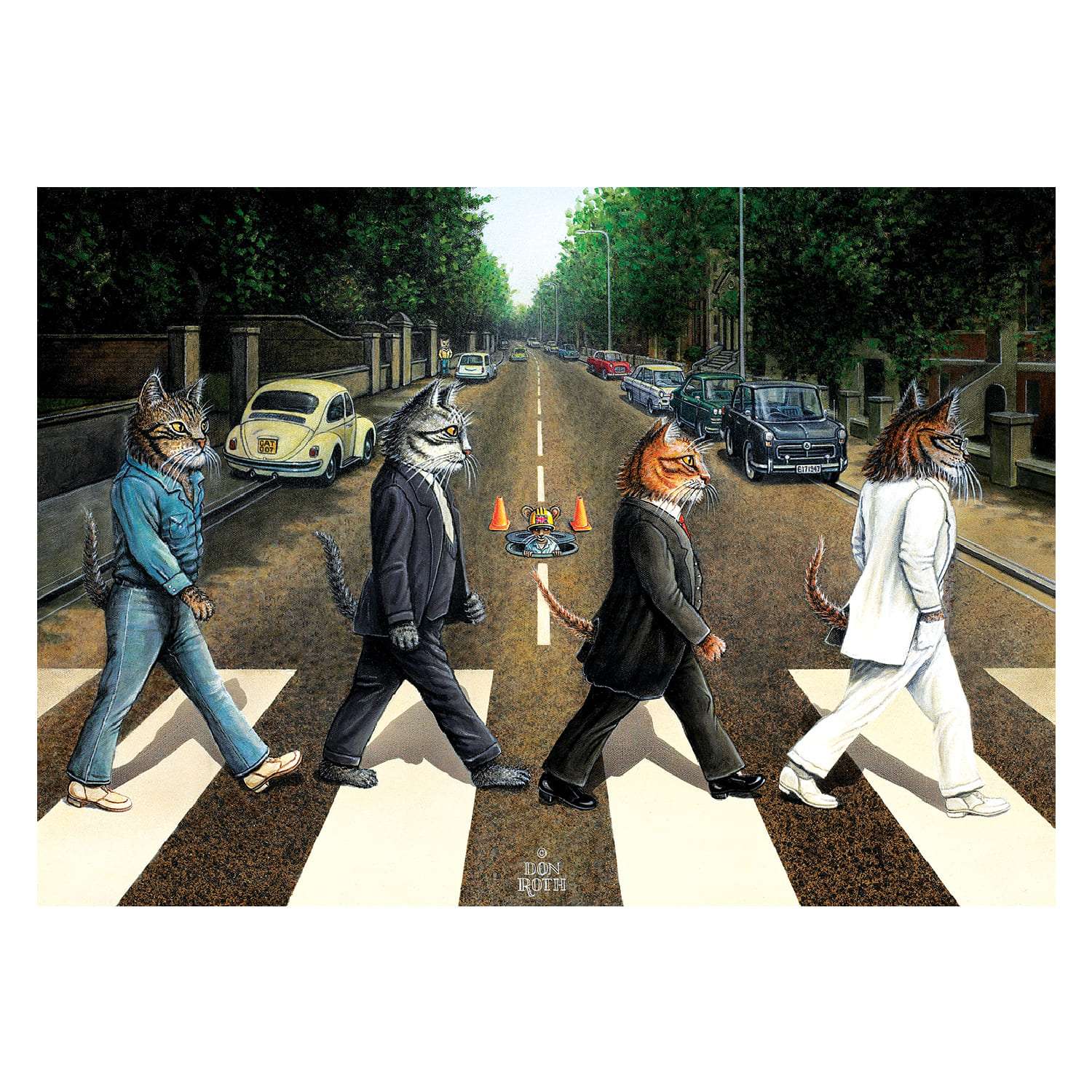 Пазл 1000 деталей ART PUZZLE Переход The Beatles Битлз - фото 2