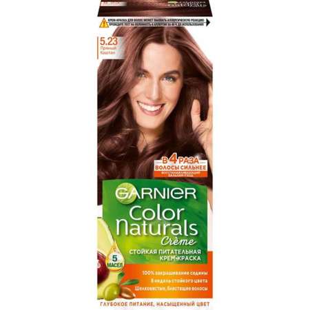 Крем-краска GARNIER Color Naturals 5.23 Пряный Каштан