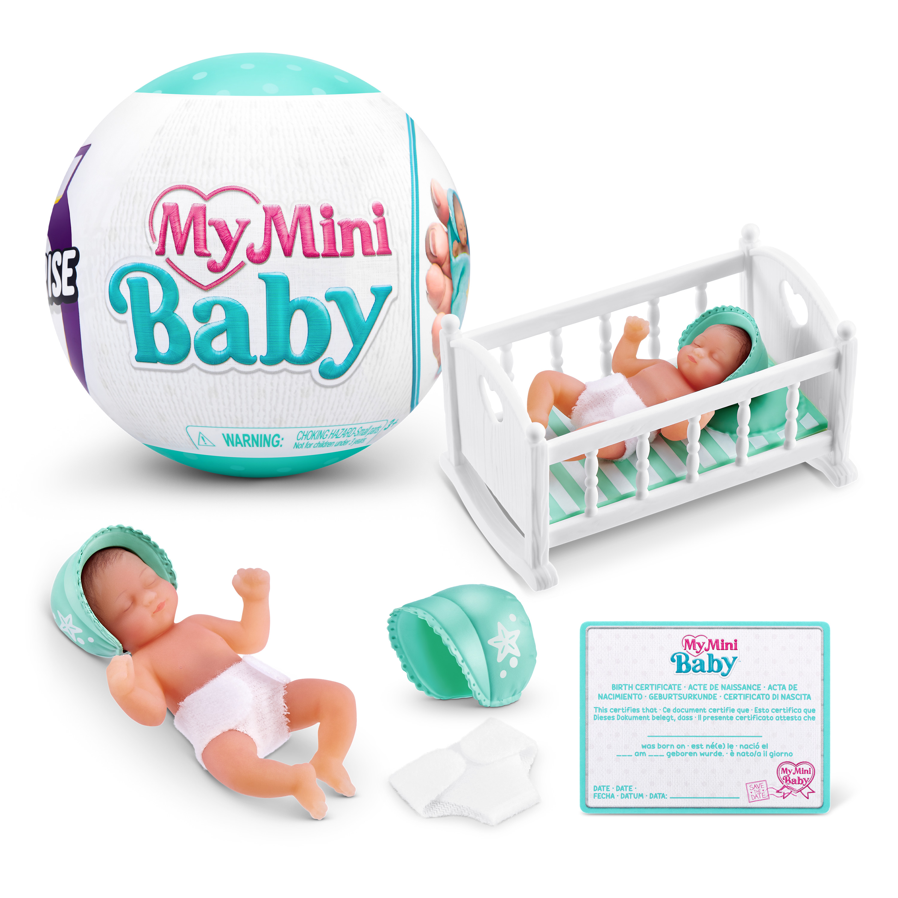 Игрушка Zuru 5 surprise My mini baby Шар в непрозрачной упаковке (Сюрприз)  77487GQ2 купить по цене 999 ₽ в интернет-магазине Детский мир