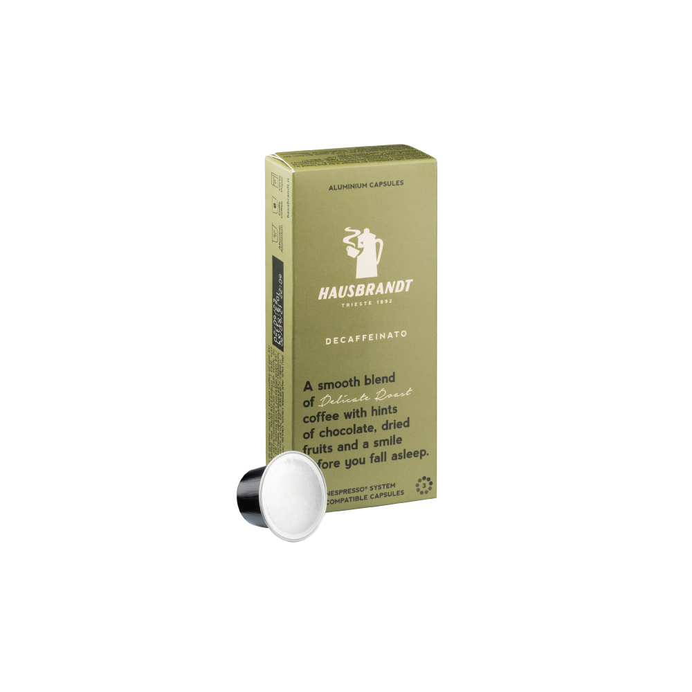 Кофе в алюминиевых капсулах Hausbrandt Nespresso Decaffeinated - фото 1