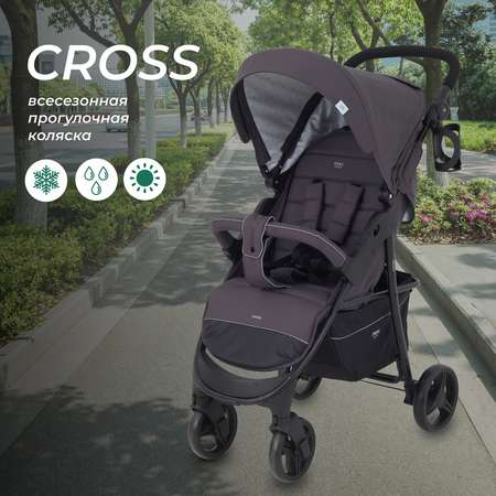 Коляска детская MOWbaby CROSS RA080 Carbon 2024