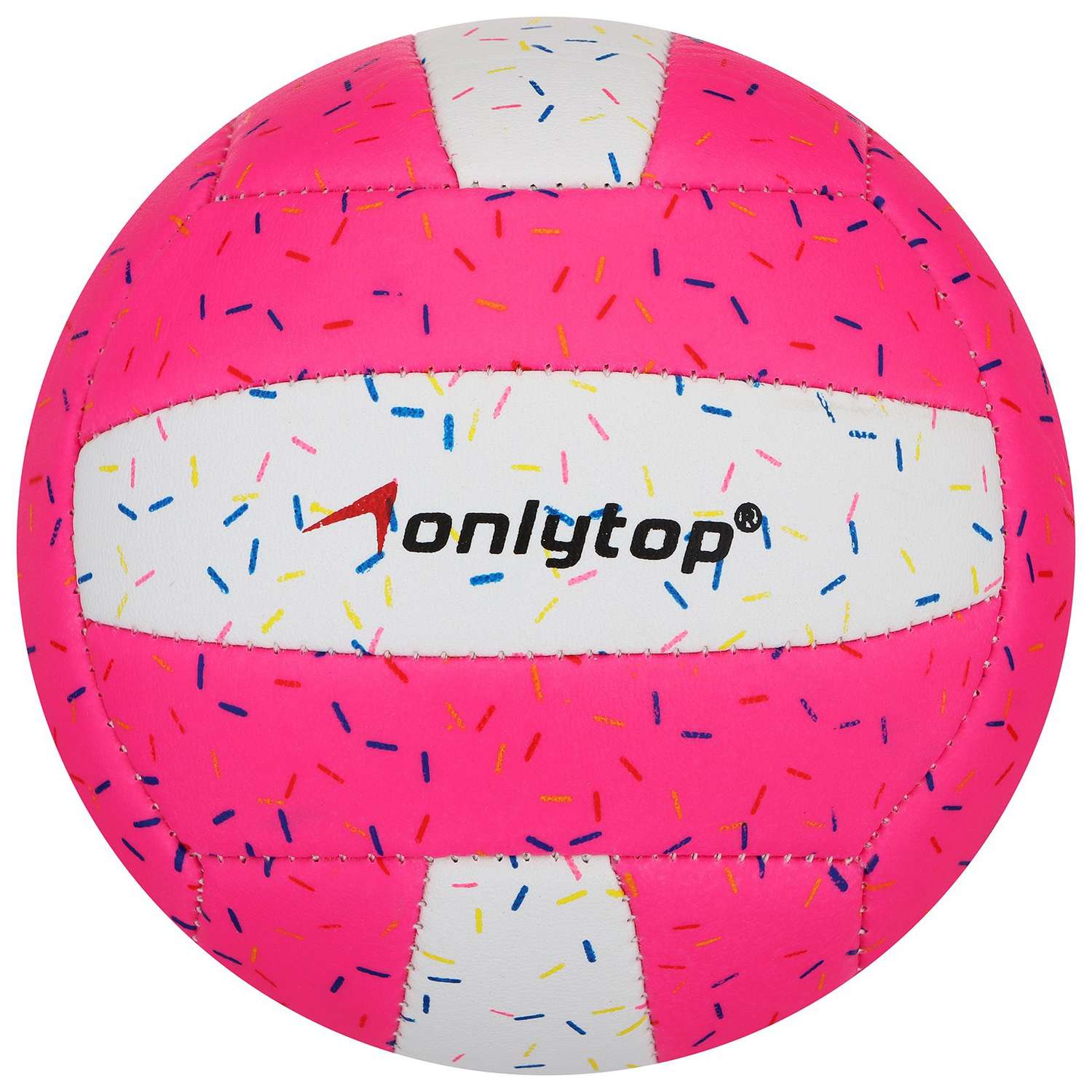 Мяч ONLITOP волейбольный «Пончик» машинная сшивка. - фото 2