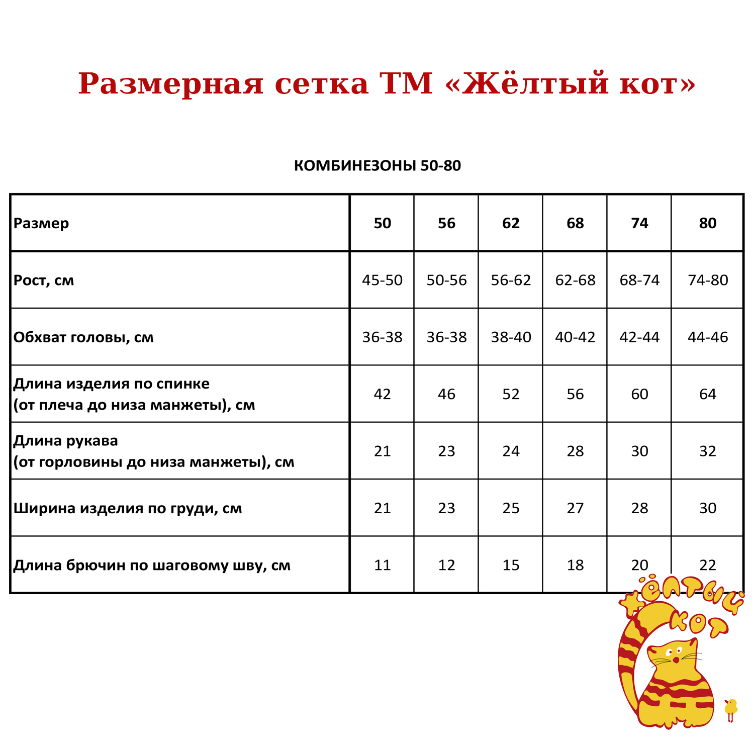 Комбинезон Желтый кот с121ф3/красный - фото 3