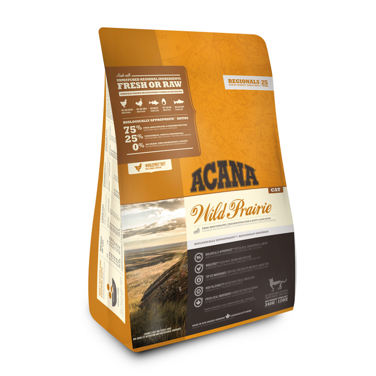 Корм сухой для кошек ACANA 340г Regionals Wild Prairie Cat беззерновой курица - фото 1