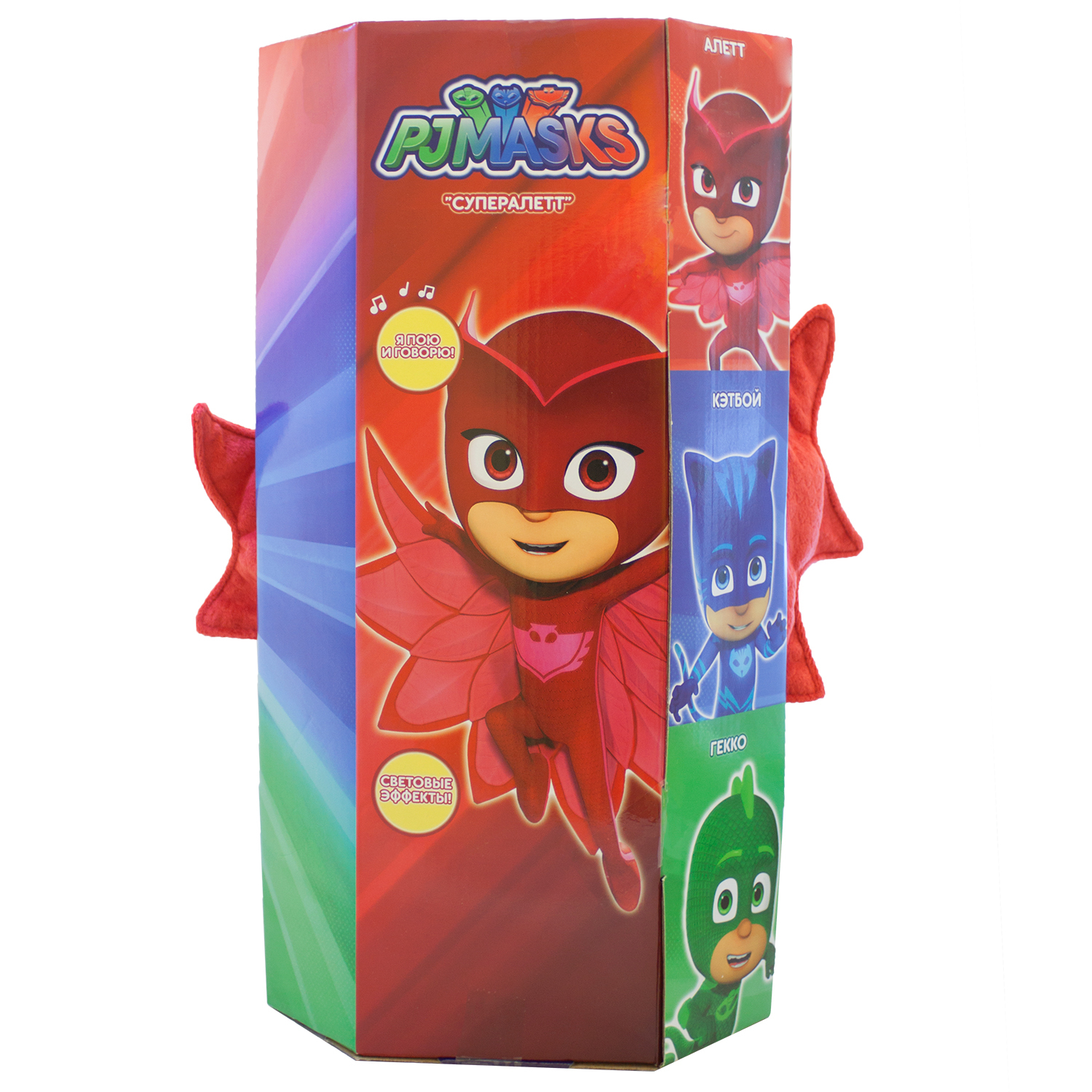 Мягкая игрушка PJ masks Алетт со звуком 38 см - фото 6