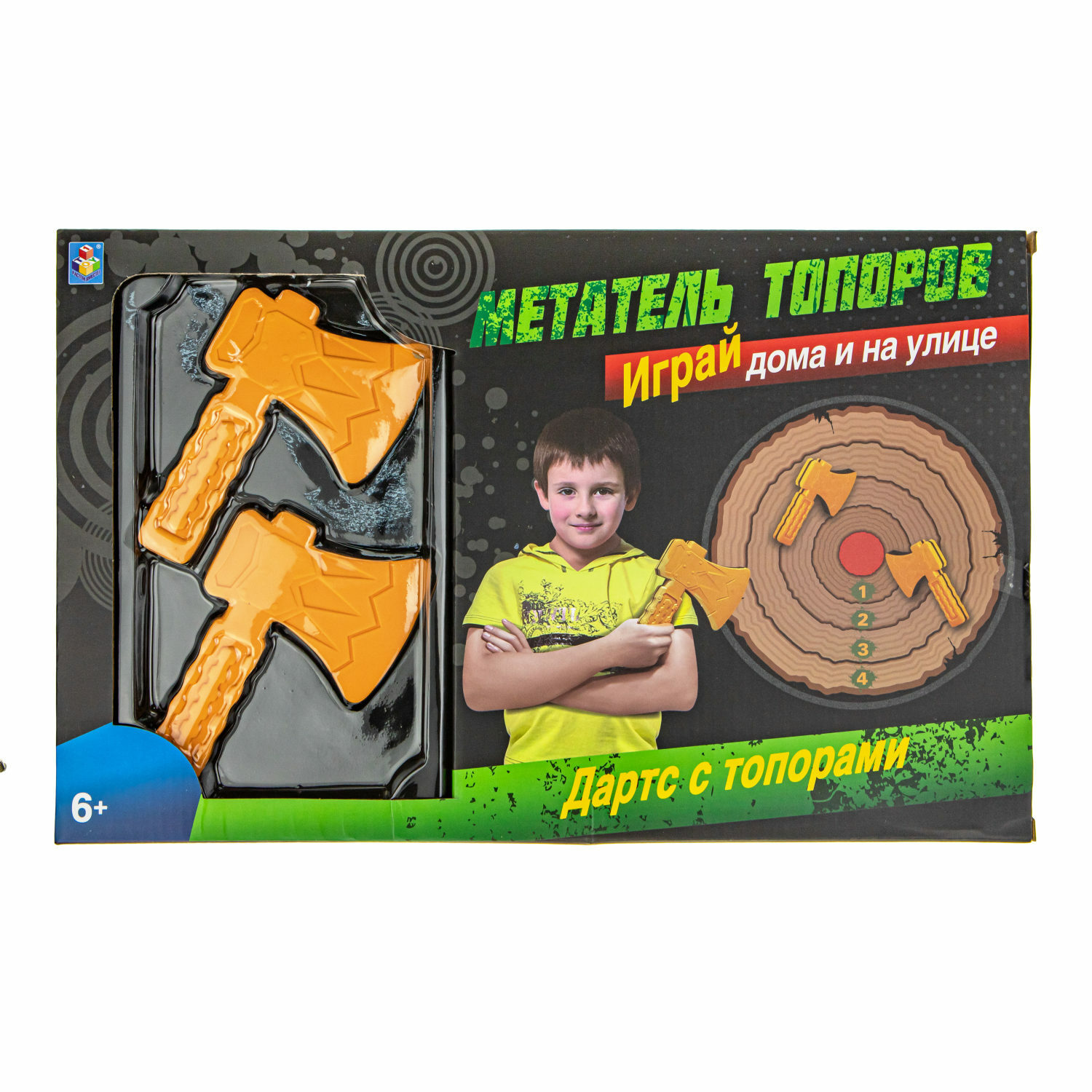 Игровой Набор 1TOY Метательные топоры и мишень купить по цене 639 ₽ в  интернет-магазине Детский мир