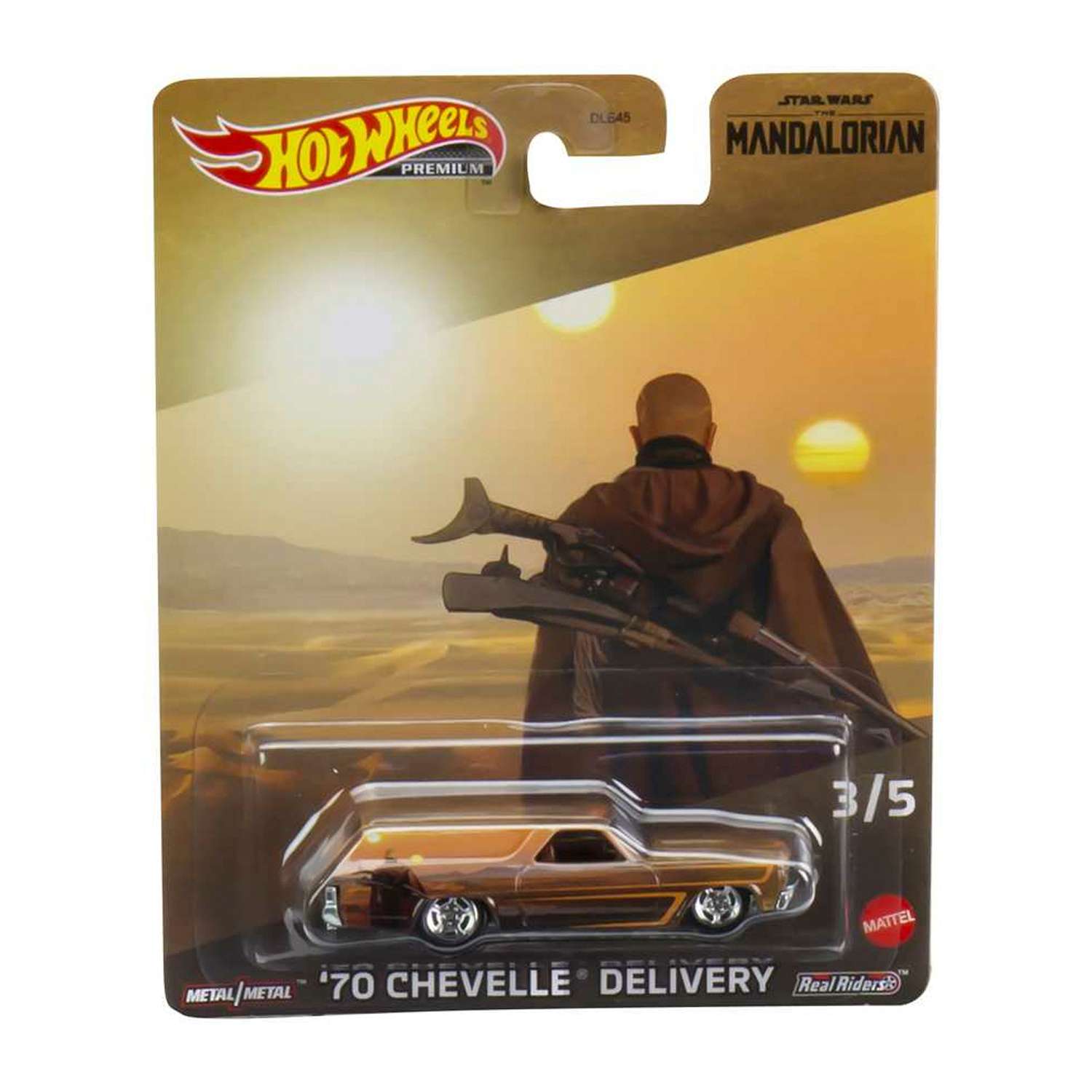 Машинка Hot Wheels1:64 Pop Culture Premium The Mandalorian Chevelle Delivery 70 HKD04 HKD04 - фото 1