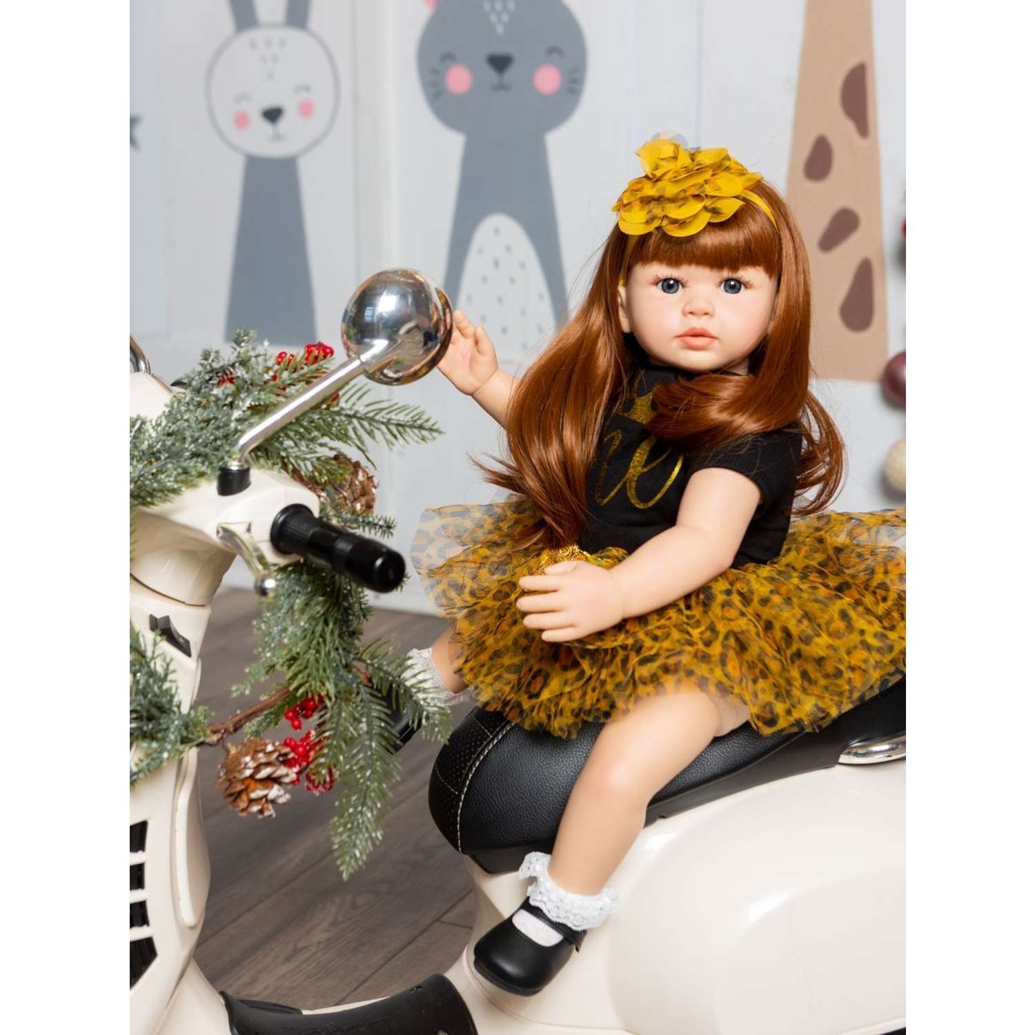 Кукла Реборн Soul Sister виниловая с комплектом одежды и пустышкой пупс для девочек 60 см 123803111 - фото 11